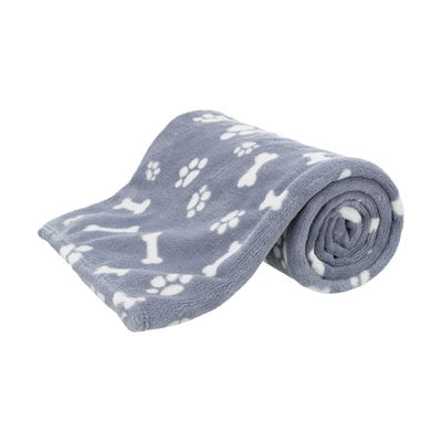 Trixie Hondendeken Kenny Fleece Bot / Pootjes Blauw