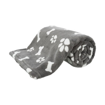 Trixie Hondendeken Kenny Fleece Bot / Pootjes Grijs