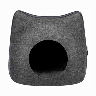 Trixie Relax Iglo Kat Vilt Grijs