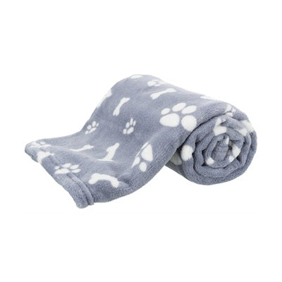 Trixie Hondendeken Kenny Fleece Bot / Pootjes Blauw
