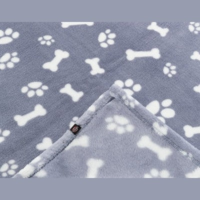 Trixie Hondendeken Kenny Fleece Bot / Pootjes Blauw