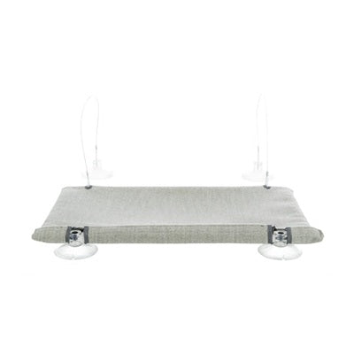 Trixie Kattenmand Hangmat Raam Velours Grijs