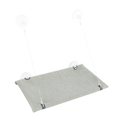 Trixie Kattenmand Hangmat Raam Velours Grijs