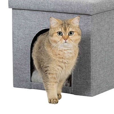 Trixie Poef Kattenmand Relax-Iglo Alois Grijs