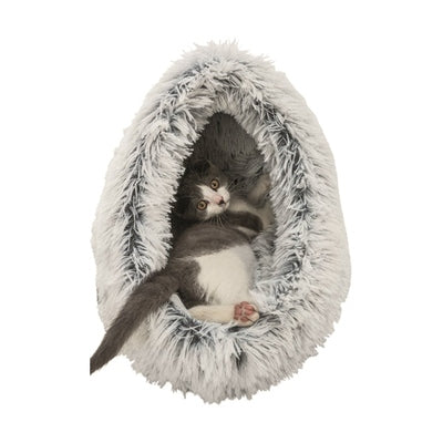 Trixie Kattenmand Iglo Harvey Grijs / Wit-Zwart