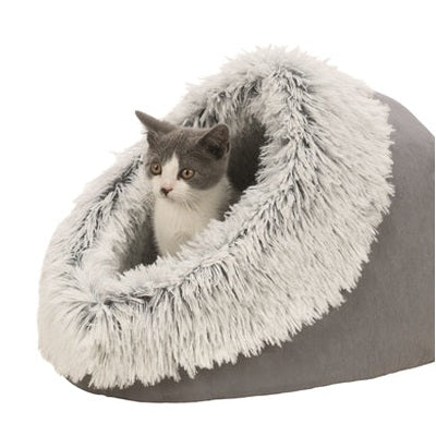 Trixie Kattenmand Iglo Harvey Grijs / Wit-Zwart