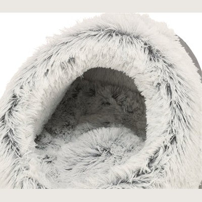 Trixie Kattenmand Iglo Harvey Grijs / Wit-Zwart