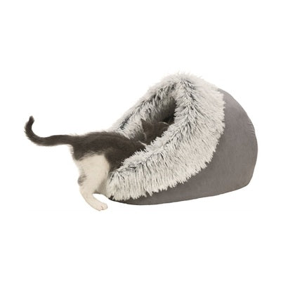 Trixie Kattenmand Iglo Harvey Grijs / Wit-Zwart