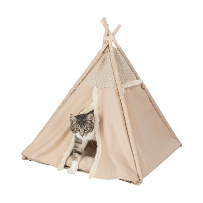 Trixie Kattenmand Tipi Boho Beige