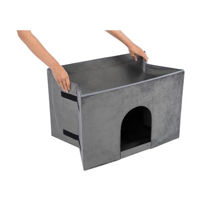 Trixie Hondenmand Huis Harvey Met Trap Grijs / Wit