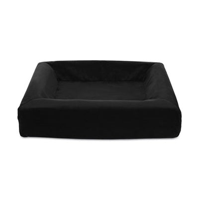 Bia Bed Royal Fluweel Hoes Hondenmand Zwart